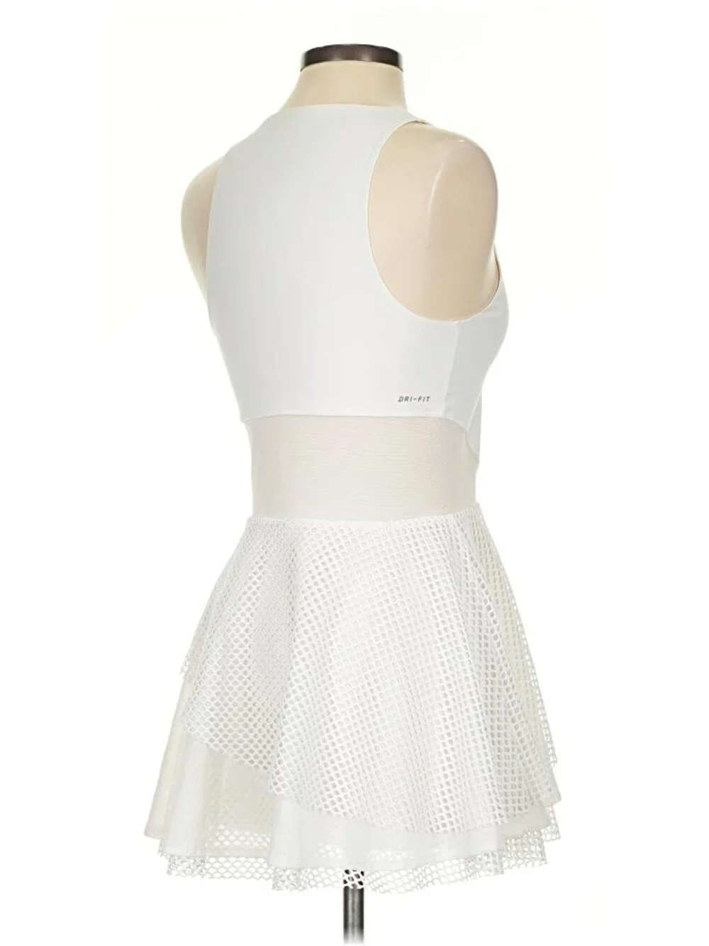 Nwt Nike STUNNING White Tennis Dress mesh skirt XS